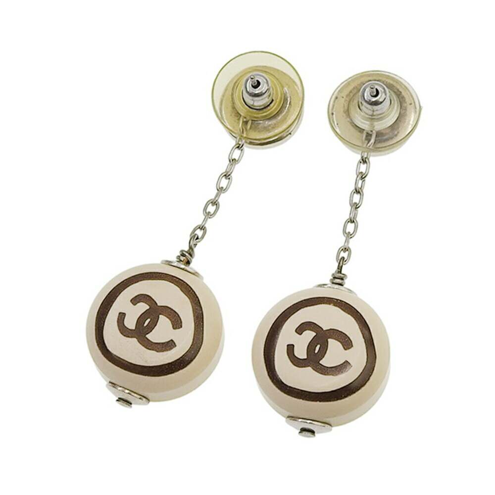Chanel Cc Logo Earrings Metal #256893C67B - Picture 2 of 8